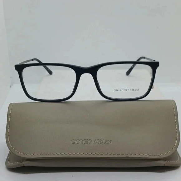NWT MEN'S GIORGIO ARMANI EYEGLASS FRAMES OAR7199 BLACK